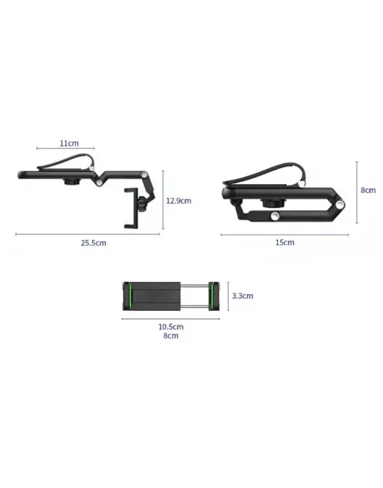 1080° Dönebilen Çok Fonksiyonlu Telefon Tutucu