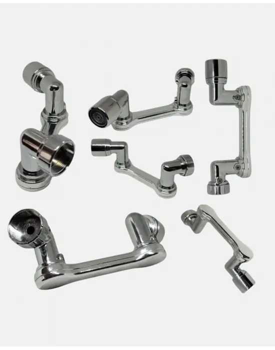 1080° Dönebilen Musluk Ucu – Su Tasarruflu, Esnek Ve 360° Çift Eksenli Başlık (kopya)