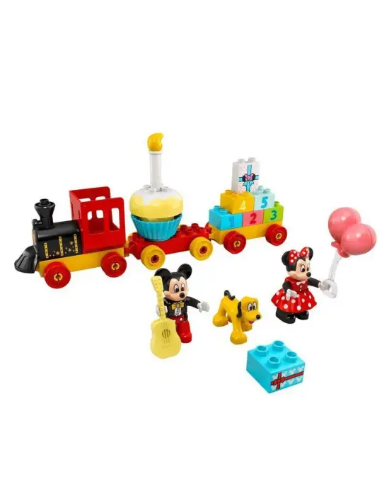 10941 Benorra® Duplo® Mickey ve Minnie Doğum Günü Treni 22 parça +2 yaş