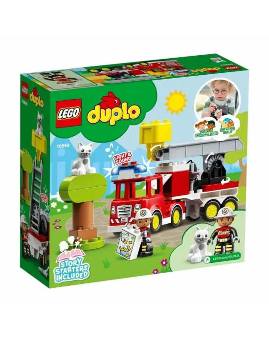 10969 Lego Duplo - İtfaiye Kamyonu,  21 parça +2 yaş