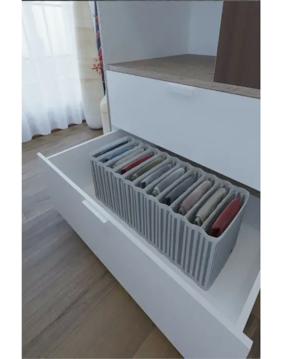 Omarı Pratik Çekmece Düzenleyici Set 3lü Paket