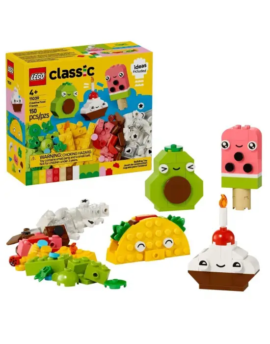 11039 Lego Classic Yaratıcı Yiyecek Arkadaşlar 150 parça +4 yaş