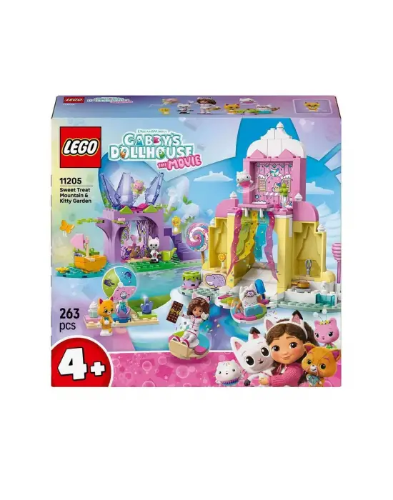 11205 Lego Gabbys Dollhouse Şekerleme Dağı ve Kedi Bahçesi 263 parça +4 yaş