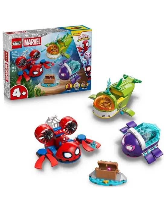 11207 Lego Spidey Spidey Spidey: Su Altı Araçları 154 parça +4 yaş