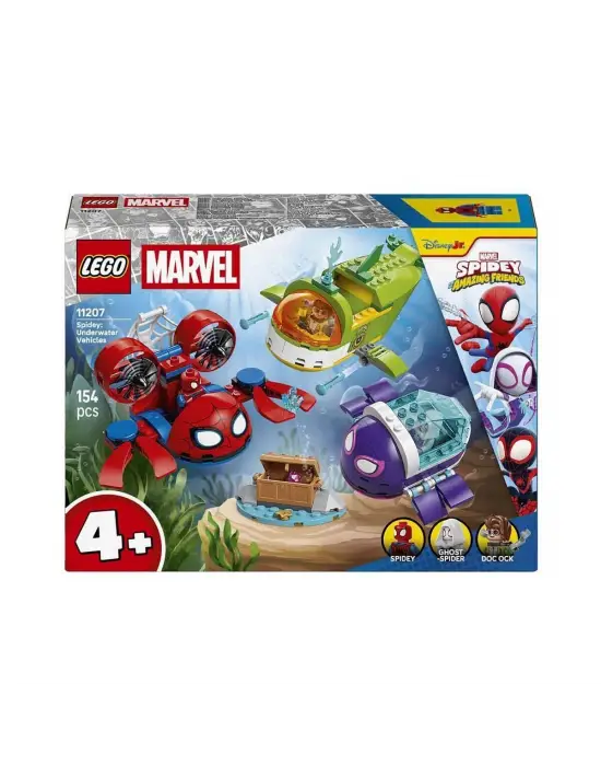 11207 Lego Spidey Spidey Spidey: Su Altı Araçları 154 parça +4 yaş