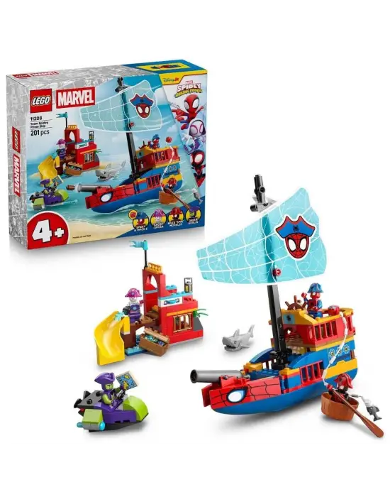 11208 Lego Spidey Spidey Takımı Korsan Gemisi 201 parça +4 yaş