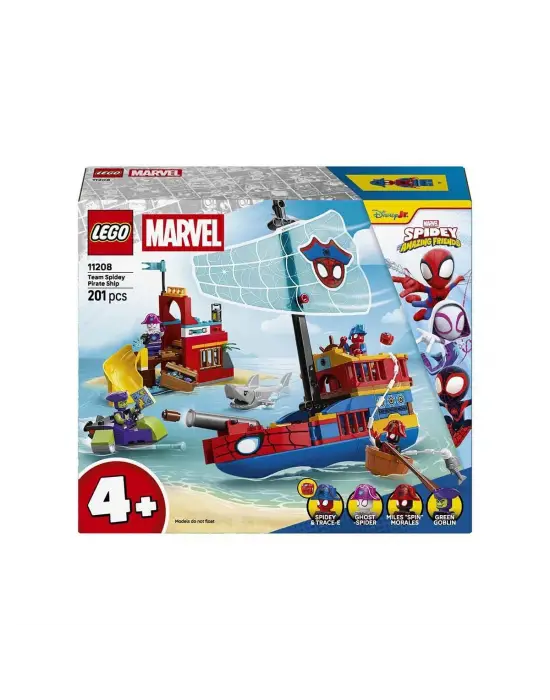 11208 Lego Spidey Spidey Takımı Korsan Gemisi 201 parça +4 yaş