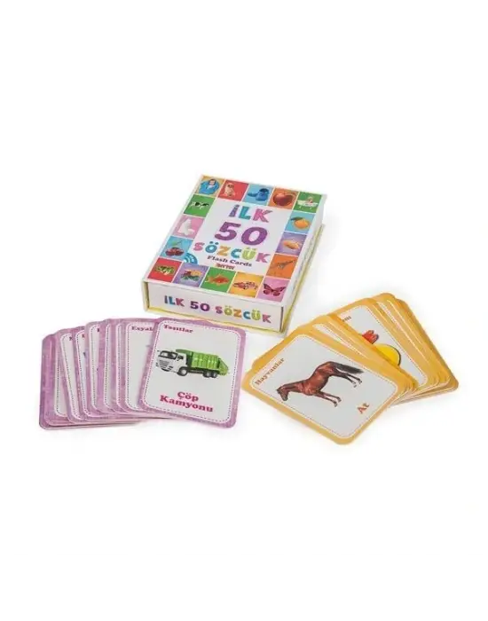 1161  Flash Cards  İlk 50 Sözcük -DıyToy