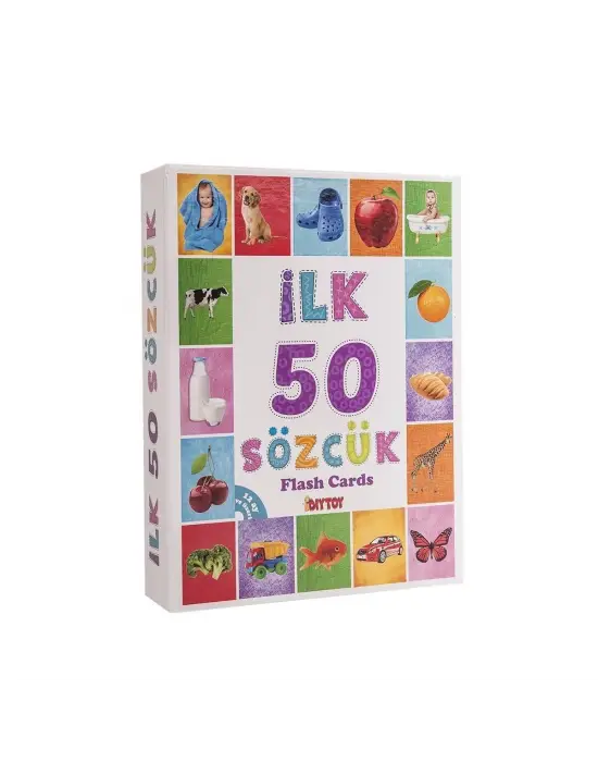 1161  Flash Cards  İlk 50 Sözcük -DıyToy