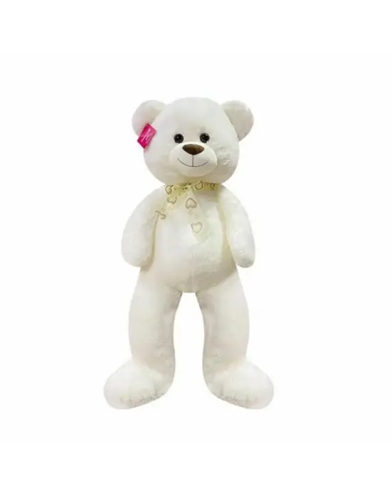 1191 Puffy Salaş Ayı 80 cm Beyaz -Selay