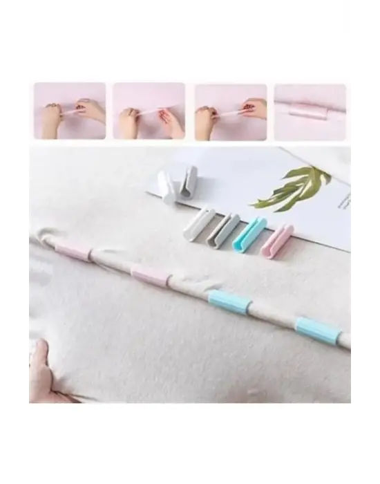 Omarı Pratik Çarşaf Tutucu Klipsler