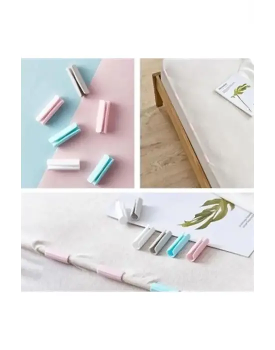 Omarı Pratik Çarşaf Tutucu Klipsler