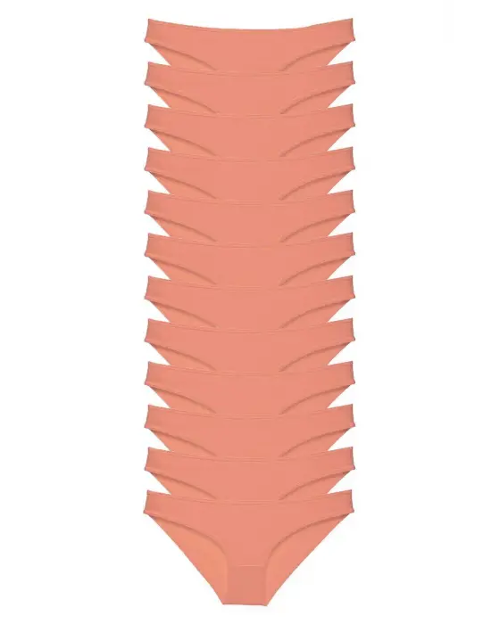 Yumuşak Likralı Kadın Slip Külot Seti