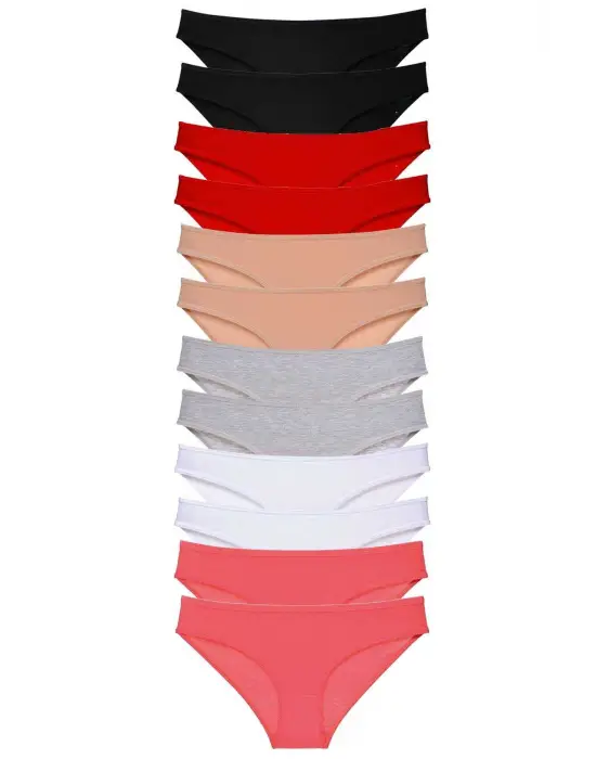 Şık Süper Eko Likralı Slip Külot Set