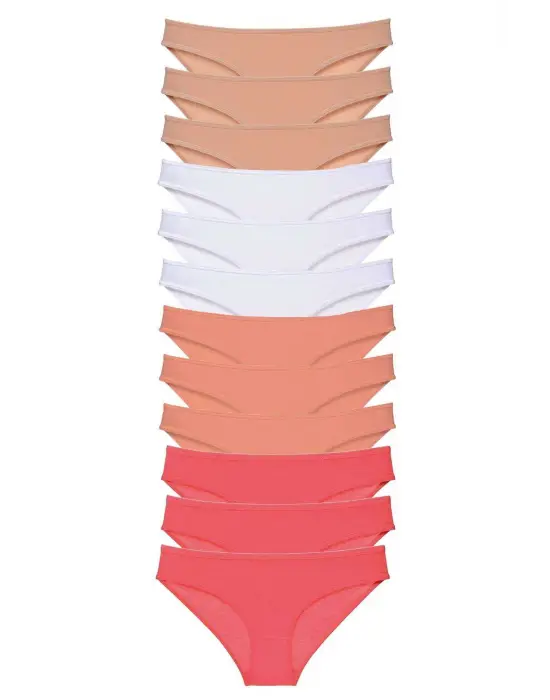 Göz Alıcı Likralı Kadın Slip Külot Seti