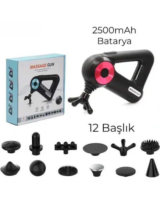 12 Başlıklı Masaj Aleti