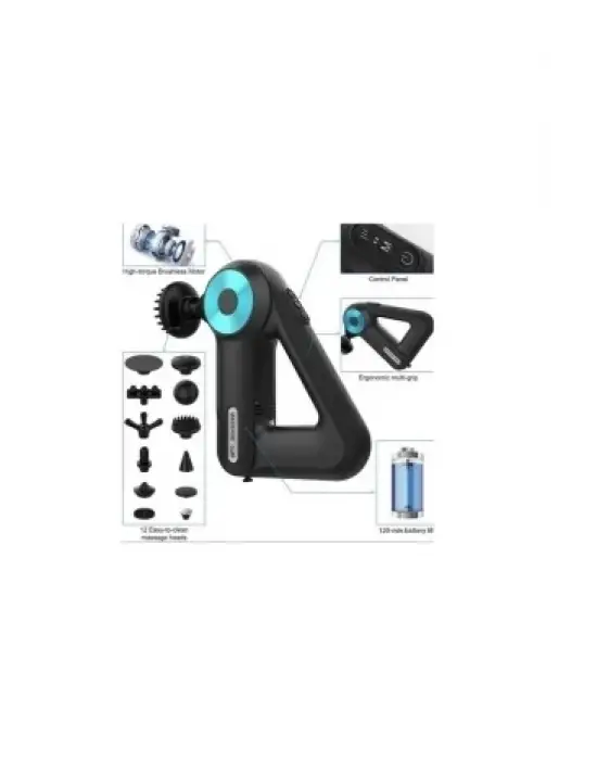 12 Başlıklı Profesyonel Masaj Sı Sporcu Masaj Aleti Seti  6 Hızlı Şarjlı Masaj