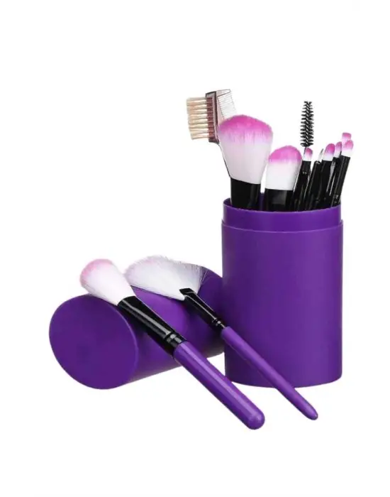 12 Parça Profesyonel Makyaj Seti Yumuşak Kıllı Yüz Ve Göz Makyajına Uygun