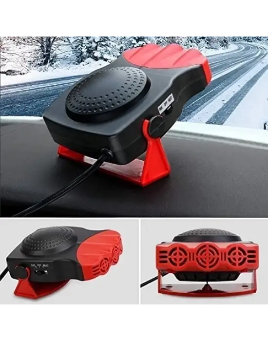 12 V 150 W Araba Soğutma Fanı Sıcak Isıtıcı Ön Cam Buğu Çözücü