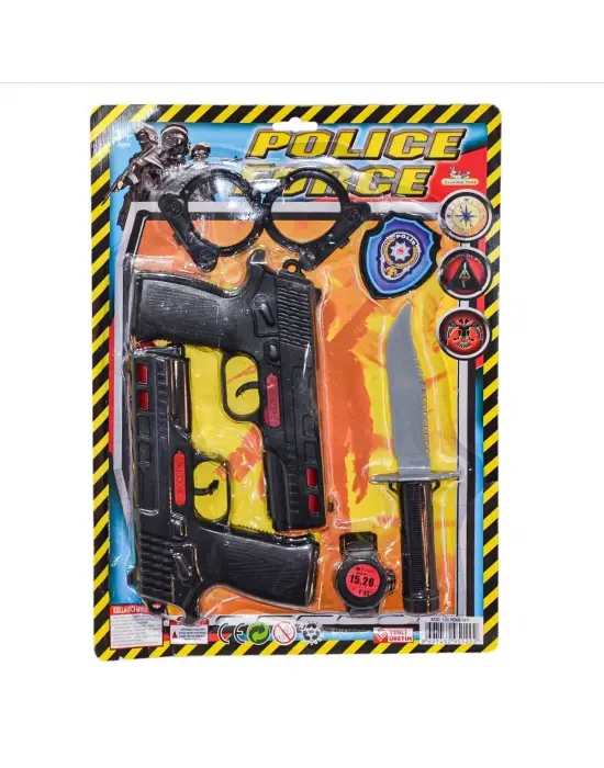 Omarı Interaktif Parça Polis Oyun Seti