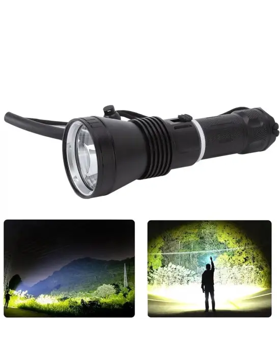 1200 Lümen Profesyonel Şarjlı El Feneri  Wt-655