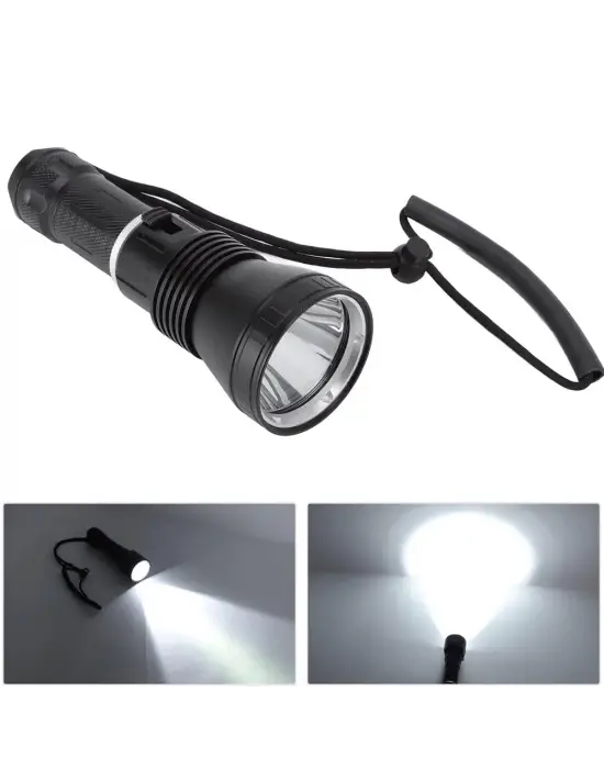 1200 Lümen Profesyonel Şarjlı El Feneri  Wt-655