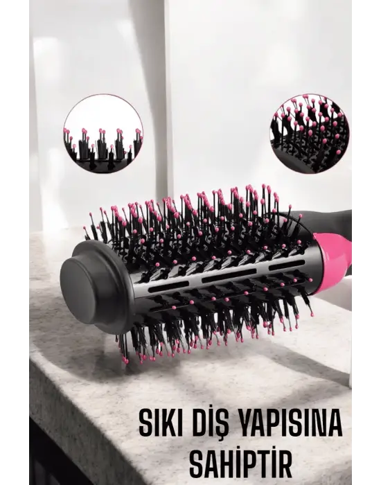 1200 Watt Gücünde, Negatif İyon Teknolojili, 3 Isı Kademeli Fön Tarağı