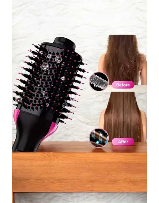 1200 Watt Gücünde, Negatif İyon Teknolojili, 3 Isı Kademeli Fön Tarağı