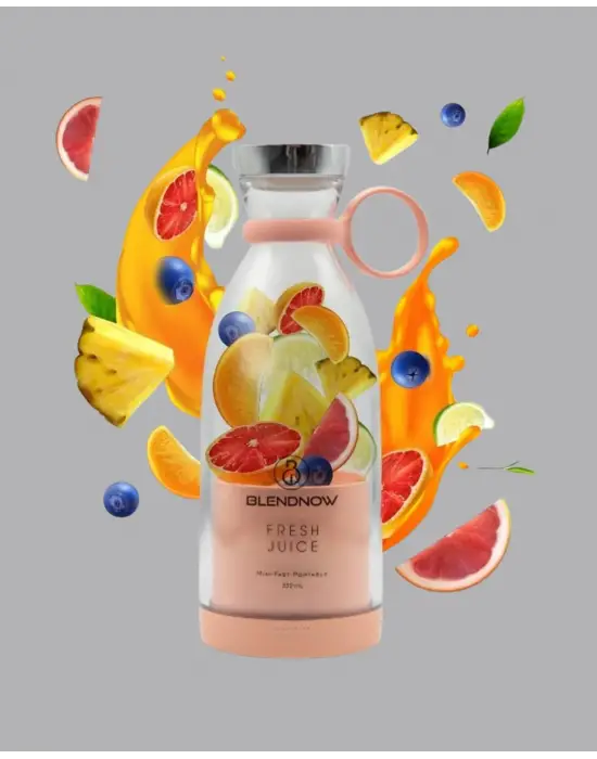 1200mah Şarjlı, Hafif Ve Pratik Taşınabilir Blender