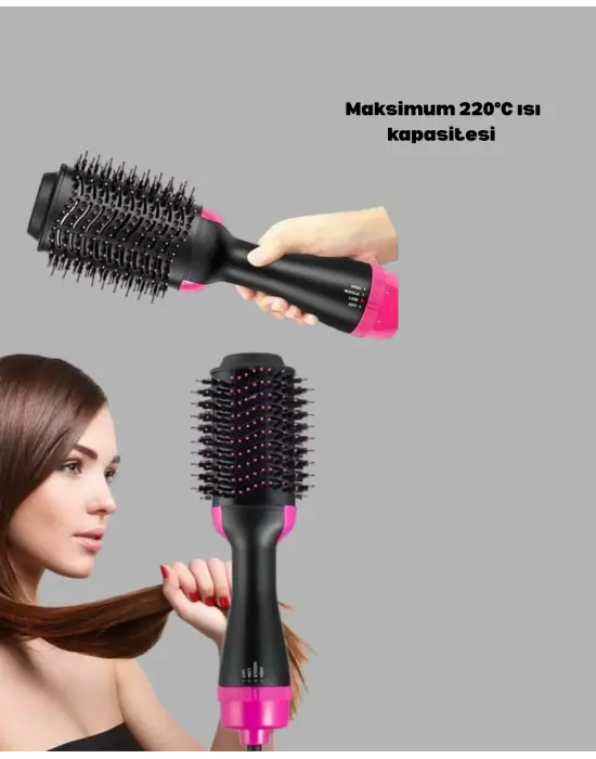 1200w Fön Tarağı – 3 Isı Ayarı, Negatif İyonlu, Hızlı Ve Pürüzsüz Sonuç