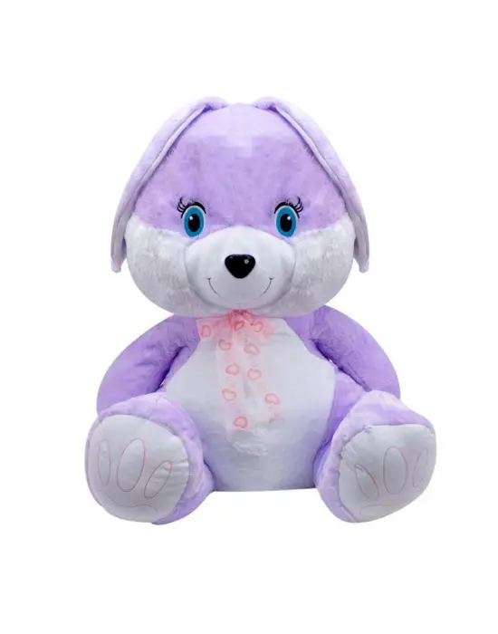 1271L  Tavşan Lila 50 cm-Selay Oyuncak