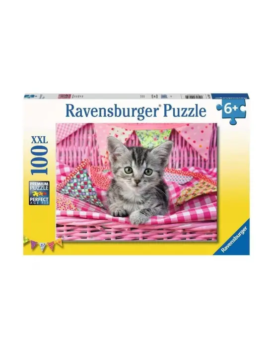 Omarı Sevimli Kedili Parça XXL Puzzle