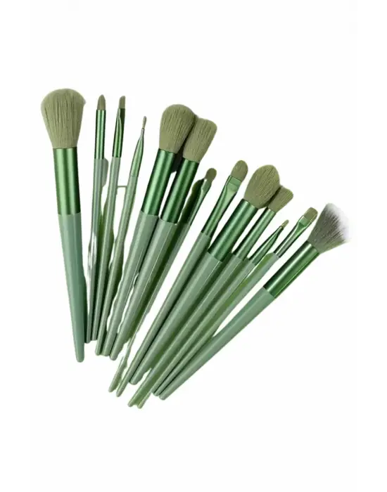 13 Parça Makyaj Fırça Seti Far Fırçası Allık Fırçası Yumuşak Uçlu