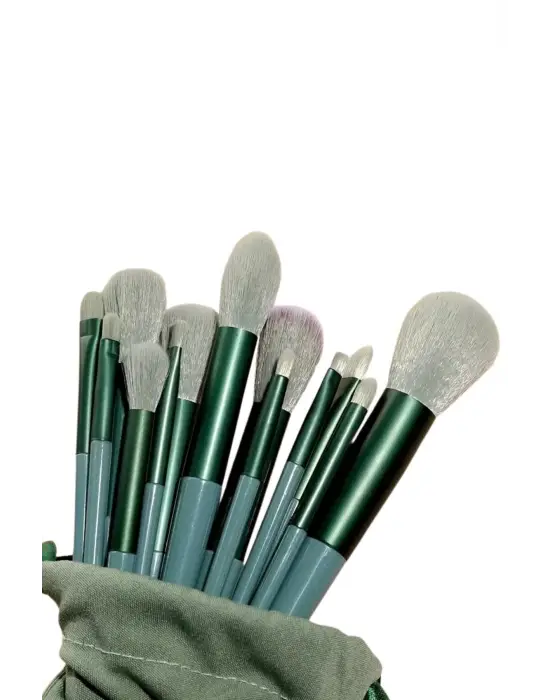 13 Parça Makyaj Fırça Seti Far Fırçası Allık Fırçası Yumuşak Uçlu