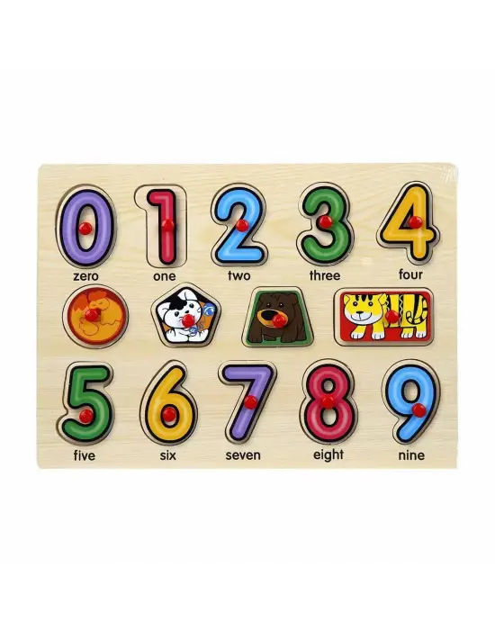 Omarı Zarif Ahşap Puzzle Saat