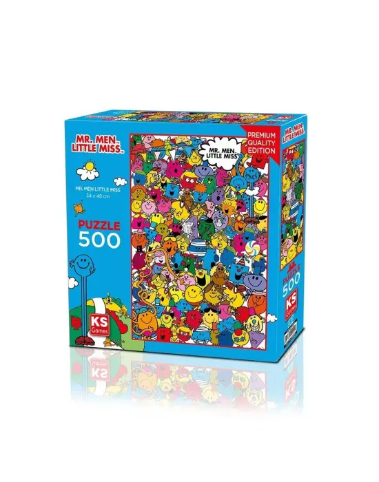 14451 PUZZLE 500 MR MEN LİSANSLI 500 PARÇA YETİŞKİN PUZZLE