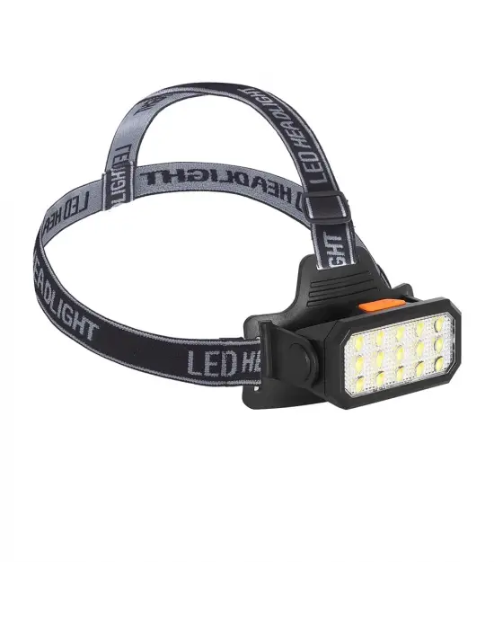 15 Ledli Sarı / Beyaz Şarjlı Kafa Lambası  Wt-652