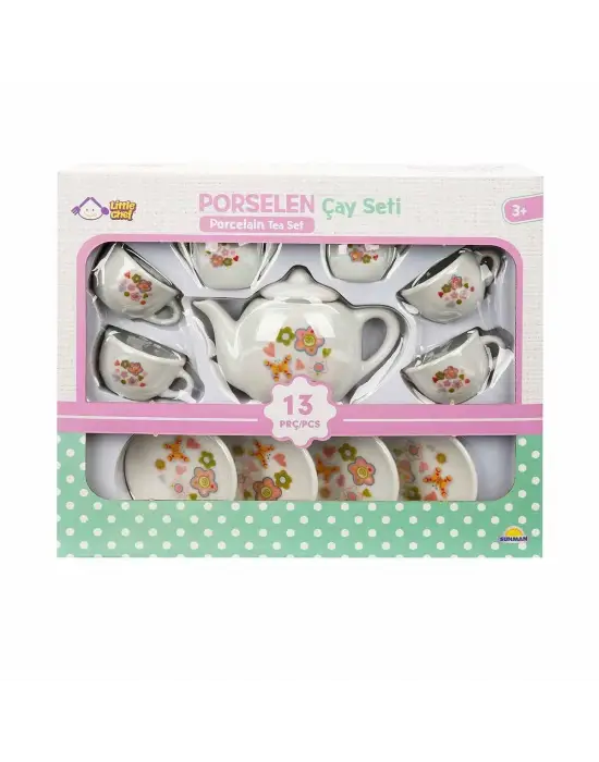 1501 Porselen Çay Seti 13 Parça -Sunman