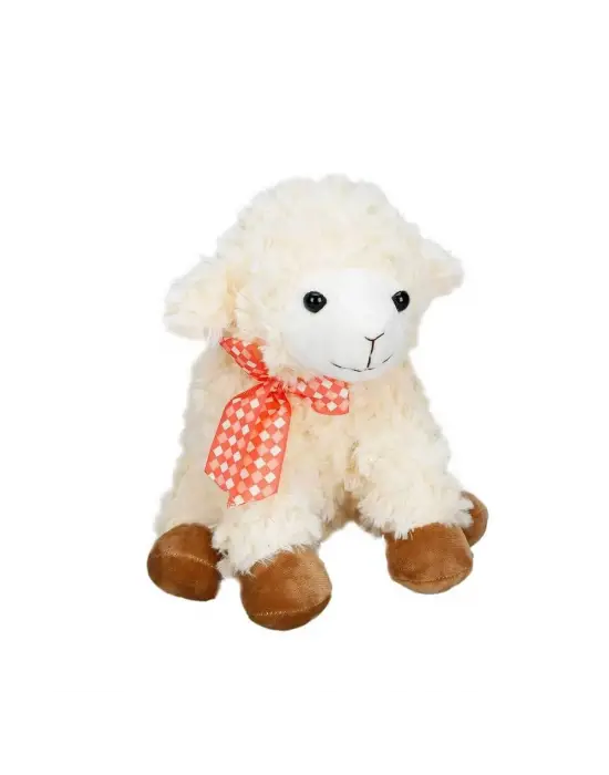 1509 SUN-JHN-PFF-SK PELUŞ KUZU OTURAN KURDELELİ 24CM 2R