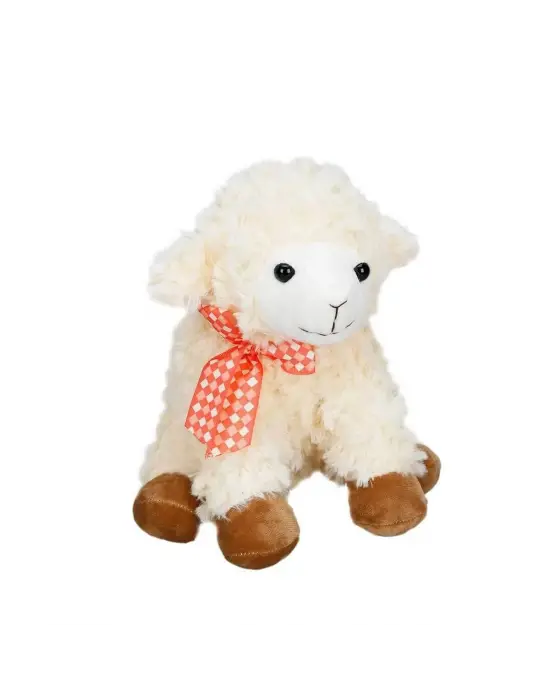 1509 SUN-JHN-PFF-SK PELUŞ KUZU OTURAN KURDELELİ 24CM 2R