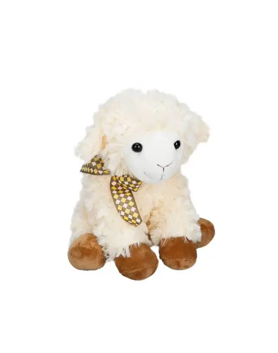 1509 SUN-JHN-PFF-SK PELUŞ KUZU OTURAN KURDELELİ 24CM 2R