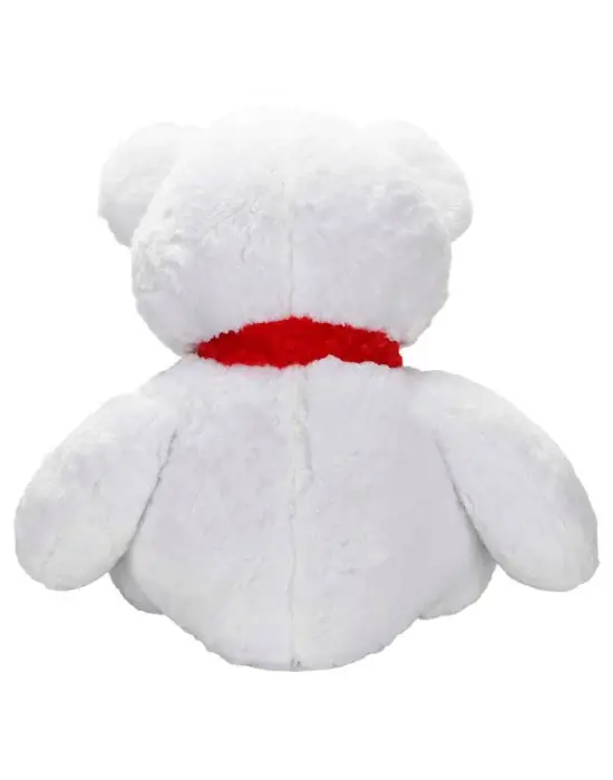 1515 SUN-JHN-PFF-SK PELUŞ AYI OTURAN KRMZ ATKILI 70CM 2R