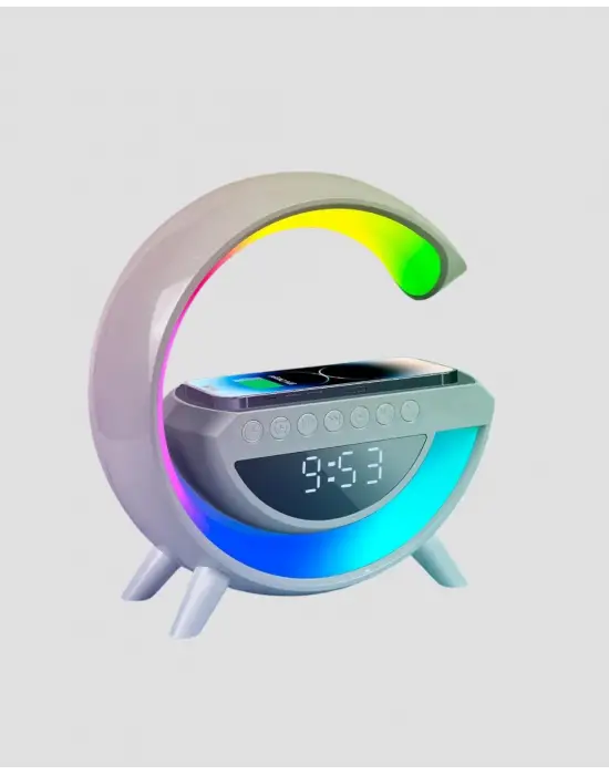 15w Hızlı Şarj Destekli Led Atmosfer Işığı Ve Alarm Fonksiyonlu Lamba