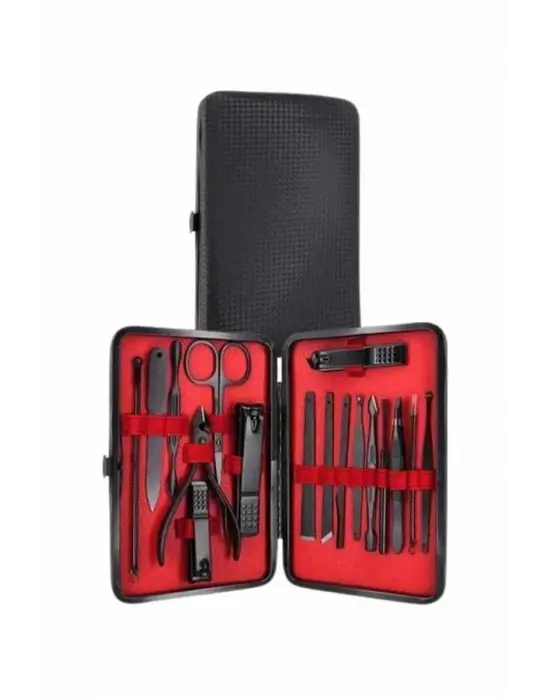 17 Parça Manikür Pedikür Seti El Ayak Bakım Seti Tırnak Makası Törpü