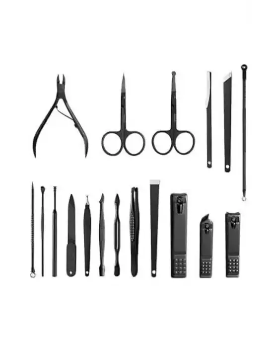 17 Parça Manikür Seti El Ve Ayak Bakımı Törpü Cımbız Tırnak Temizleme