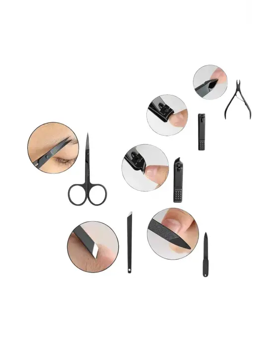 17 Parça Manikür Seti El Ve Ayak Bakımı Törpü Cımbız Tırnak Temizleme