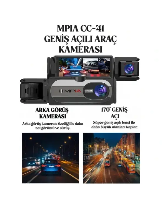 170° Geniş Açılı Araç Kamerası