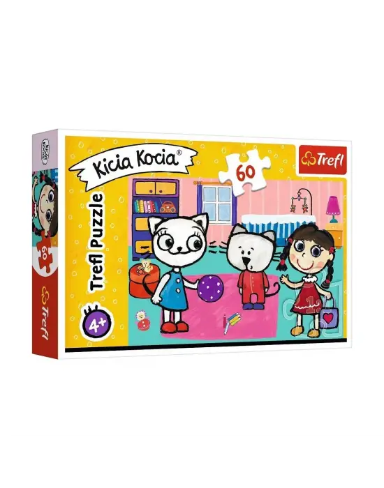 17343 Kicia Kocia Kitty Cat With Friends 60 Parça Puzzle -Trefl Puzzle