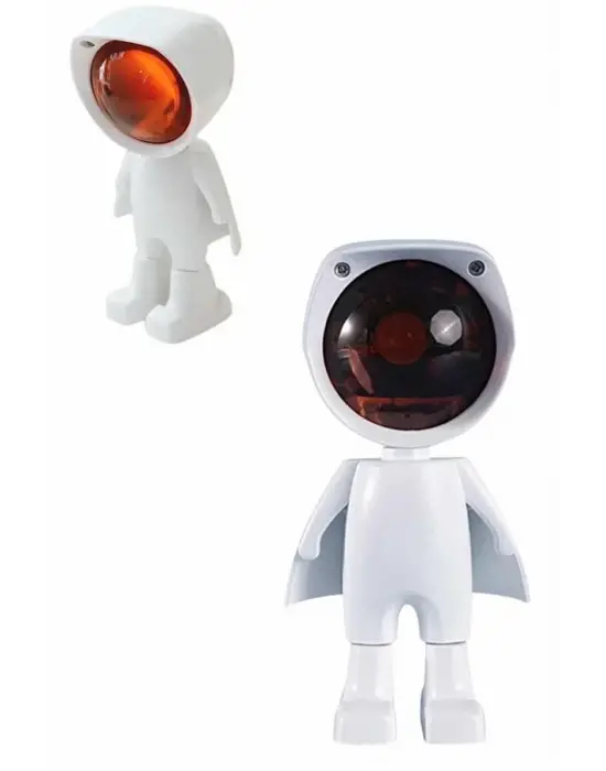 180 Derece Dönebilen Astronot Masa Ve Gece Lambası Projektör