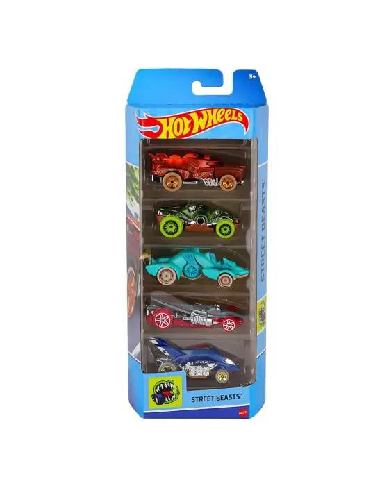 1806 Hot Wheels Beşli Araba Seti